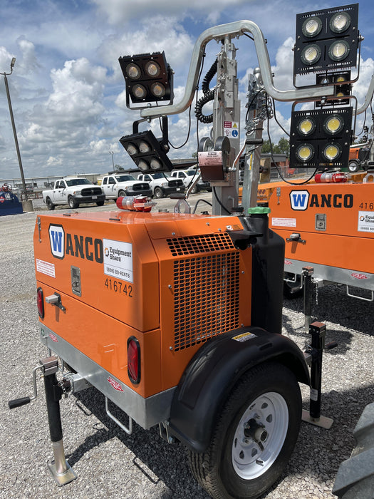 2024 Wanco WLTT-4MM4K Diesel, Deep Sea Controller, Shore Power Plug, Auto Start, (4) 350W LED Floodlights, 4kW Generator, 60 Gal Fuel Tank, 2" Ball, T3
