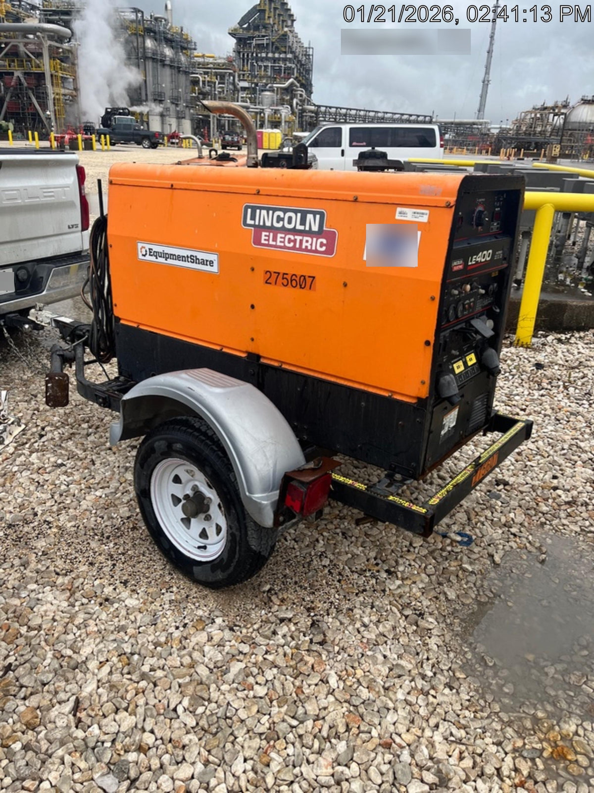 2022 Lincoln Electric LE400 Kubota V1505, Trlr, Cable Rack, Light Kit, ES Decals, T3