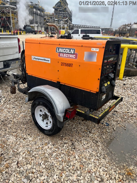 2022 Lincoln Electric LE400 Kubota V1505, Trlr, Cable Rack, Light Kit, ES Decals, T3