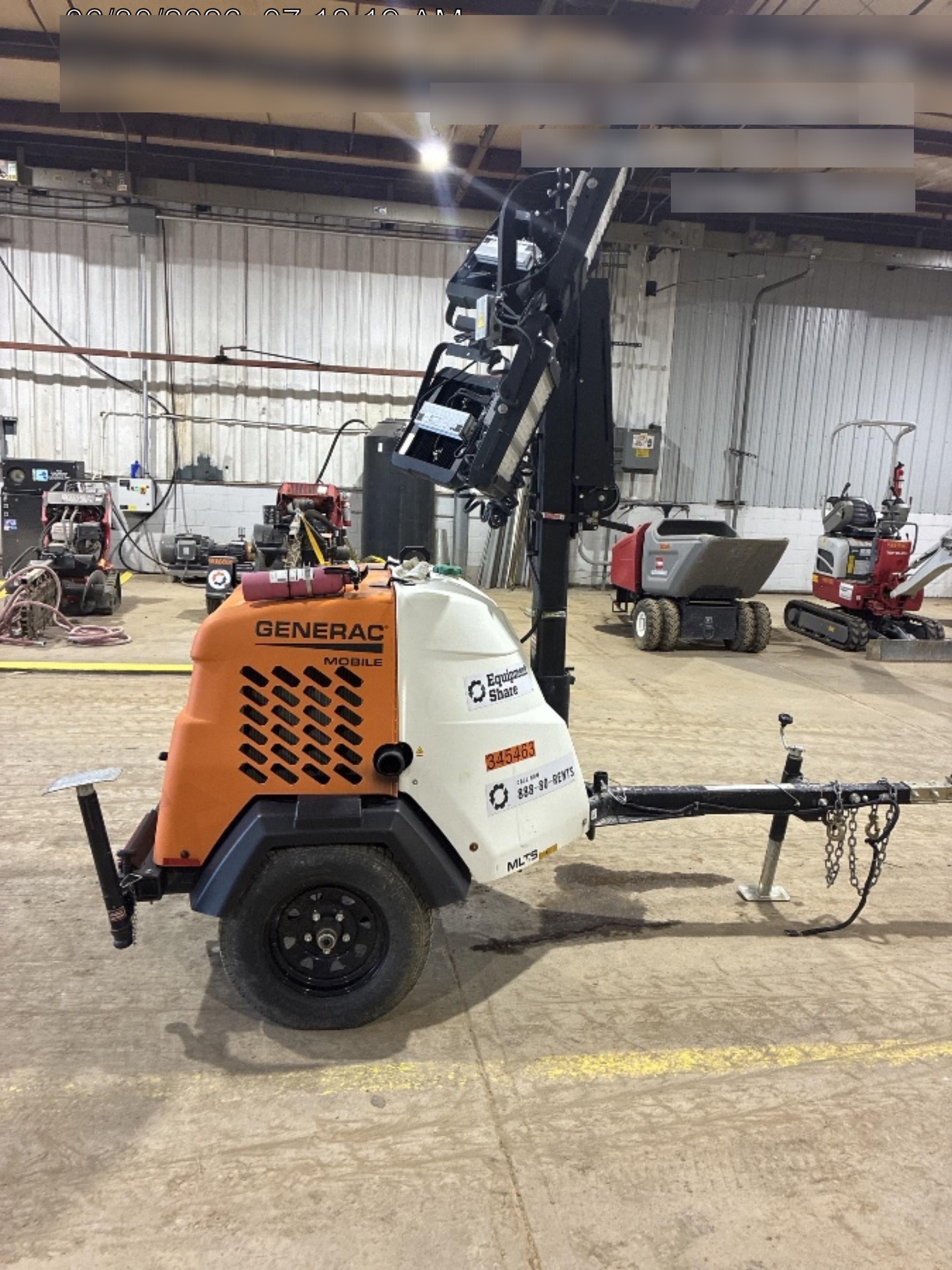 2023 Generac MLT2 Diesel, Flex Switch 120V Input, Powerzone Controller, (4) 320W LED Lights, 4kW Generator, 39.9 Gal Fuel Tank, 2" Ball, T3