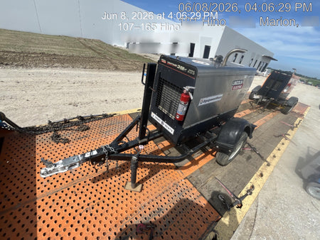 2019 Lincoln Electric Vantage 322 Welder Ready-Pak 3, Two wheel trailer, Fender and Light kit, Cable Rack