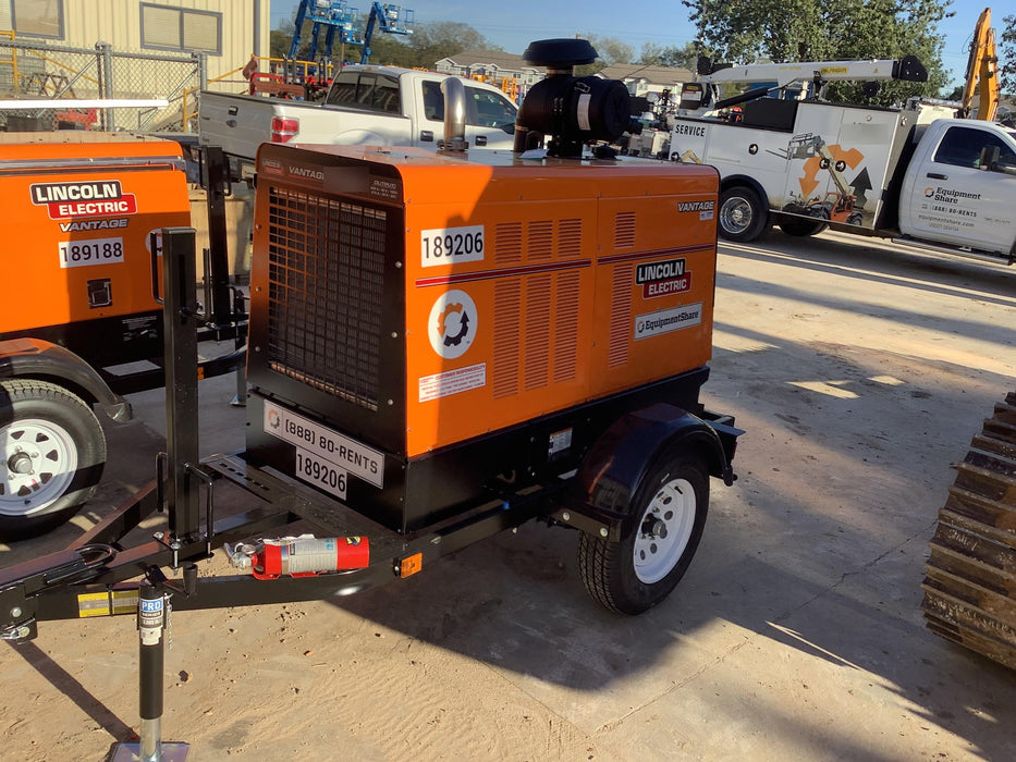 2021 Lincoln Electric Vantage 549X Ready Pak 3, ORANGE (includes trailer, cable rack, fender light kit)