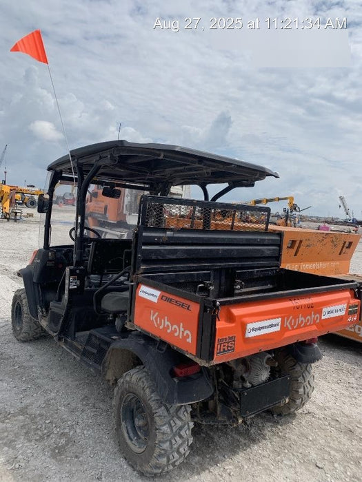 2021 Kubota RTV-X1140W-H Plastic Canopy, Windshield Acrylic Clear, LED Strobe Light, Wire Harness Kit, Back up Alarm
