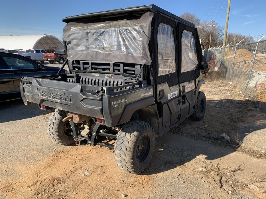 Kawasaki Mule PRO-DXT Kawasaki Mule 4x4 Diesel UTV w/Hard Top, Windshield, Beacon, Backup Alarm, ES Keypad/Hardware Installed