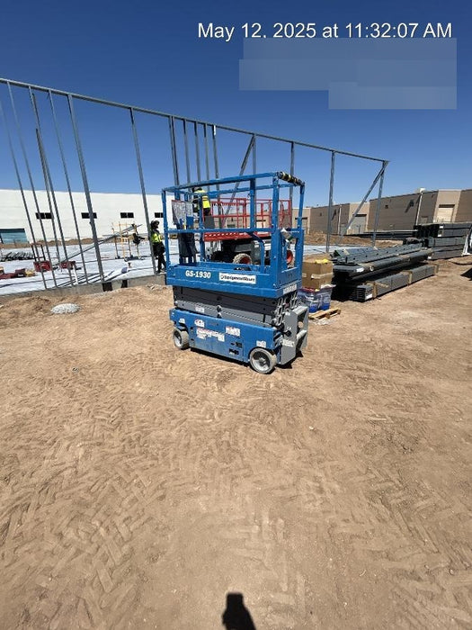 2020 Genie GS-1930 Solid Non Marking Tires, Beacon, Folding rails with half height swing gate