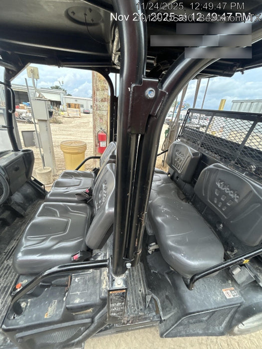 2021 Kubota RTV-X1140W-H Plastic Canopy, Windshield Acrylic Clear, LED Strobe Light, Wire Harness Kit, Back up Alarm