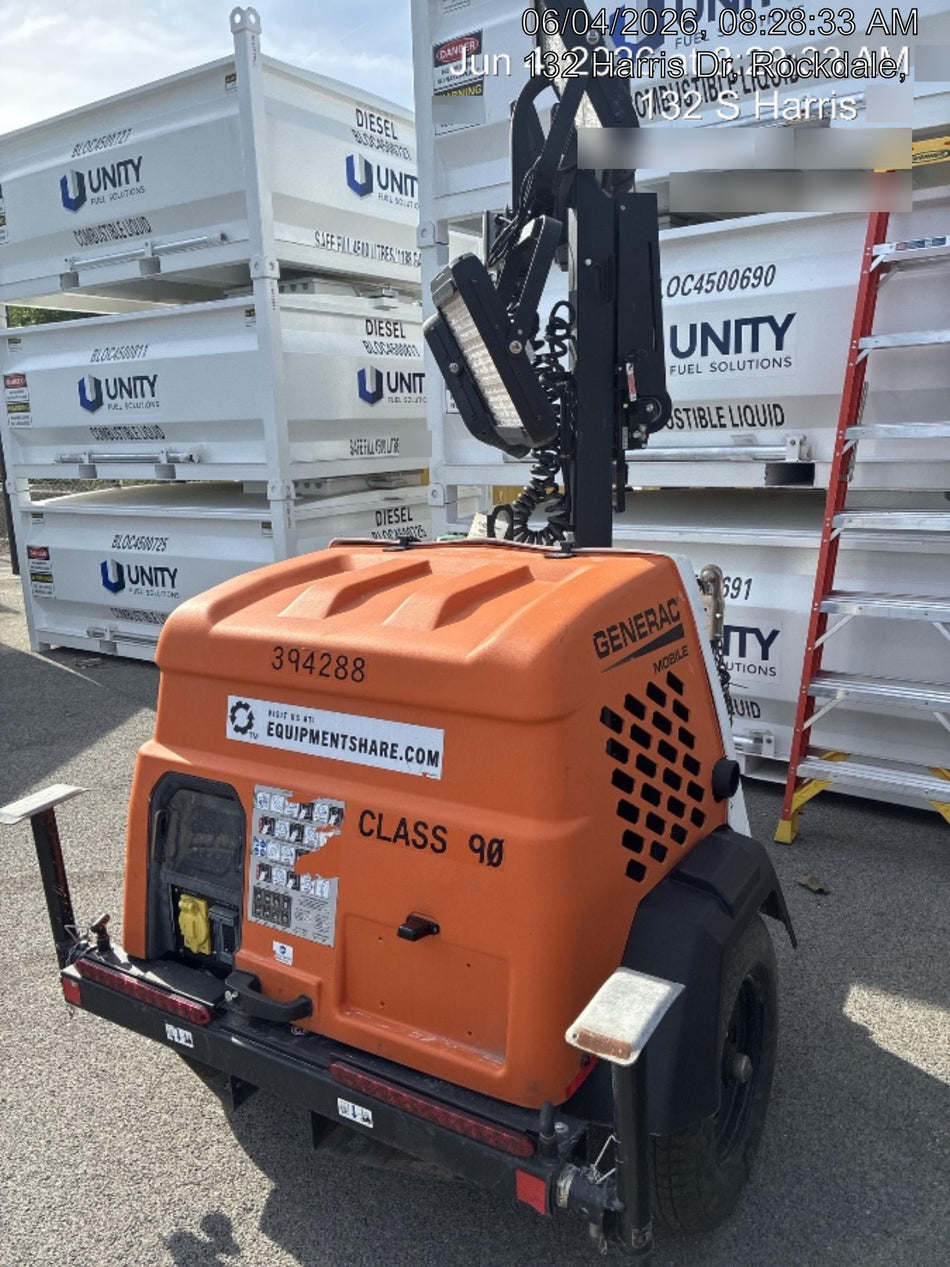2024 Generac MLT2 Diesel, Flex Switch 120V Input, Powerzone Controller, 
(4) 320W LED Lights, 4kW Generator, 39.9 Gal Fuel Tank, 2" Ball, T3
