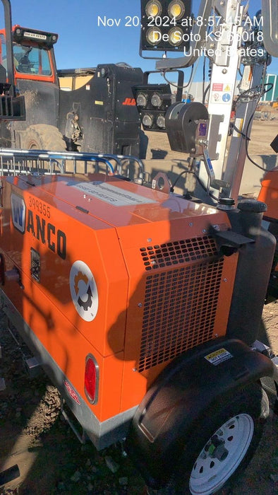 2024 Wanco WLTT-4MM4K Diesel, Deep Sea Controller, Shore Power Plug, Auto Start, (4) 350W LED Floodlights, 4kW Generator, 60 Gal Fuel Tank, 2" Ball, T3