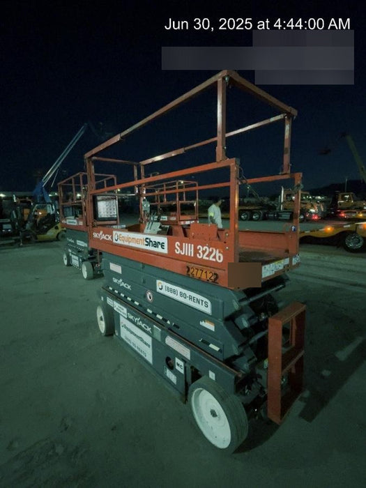 2019 Skyjack SJIII-3226 Standard Options