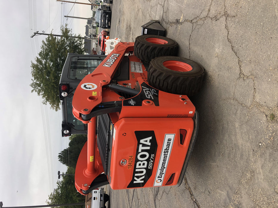 2020 Kubota SSV75PHC Wheeled, Cab/Heat/Air, Hydraulic Quick Coupler