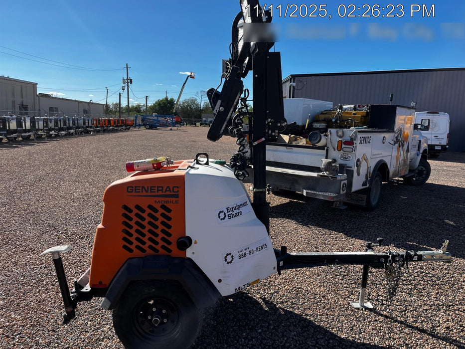 2024 Generac MLT2 Diesel, Flex Switch 120V Input, Powerzone Controller, 
(4) 320W LED Lights, 4kW Generator, 39.9 Gal Fuel Tank, 2" Ball, T3