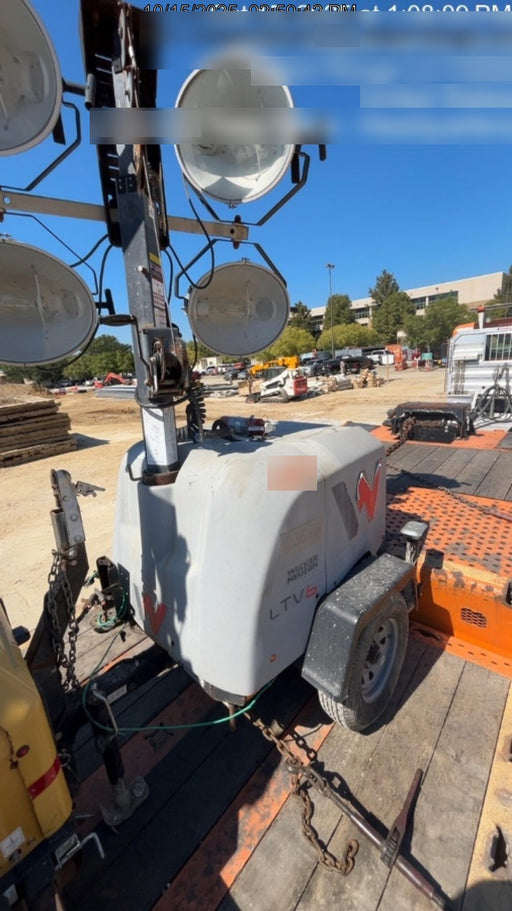 2018 Wacker Neuson LTV6L-MH Wacker Neuson LTV6L Mobile Light Tower w/Fuel Level Sensor Installed
