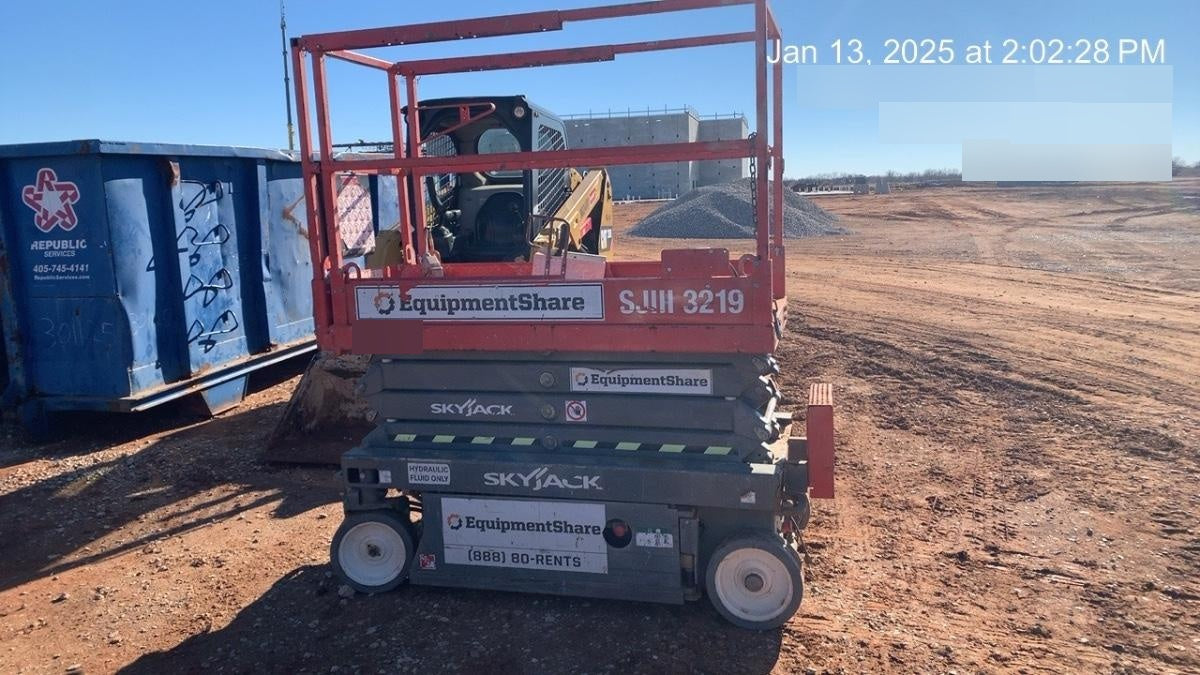 2019 Skyjack SJIII-3219 Standard Options, Trojan Batteries