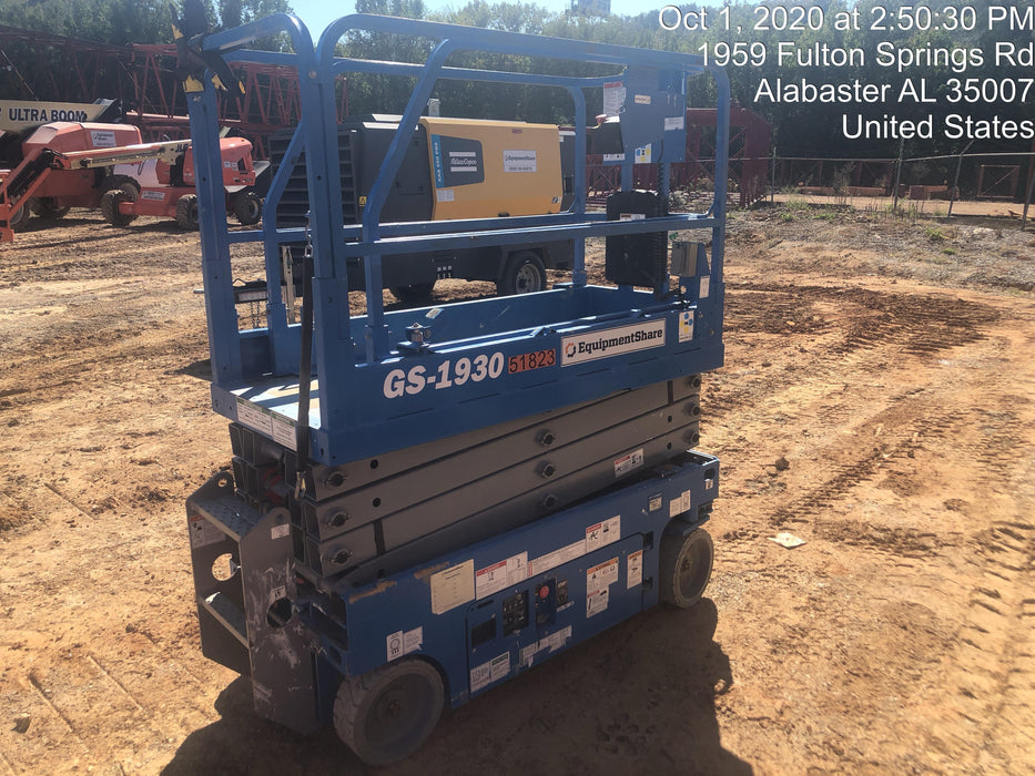 2019 Genie GS-1930 Fixed Rails with Chain Entry