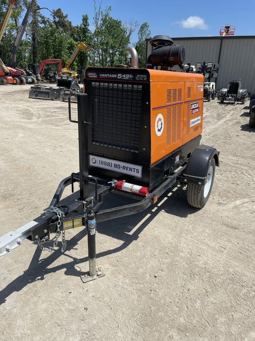 2021 Lincoln Electric Vantage 549X Ready Pak 3, ORANGE (includes trailer, cable rack, fender light kit)