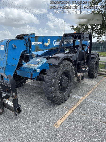 2018 Genie GTH-844 Genie GTH-844 w/ROPS, Work Lights, Solid Tires, RH Cab Mesh, Beacon, 60" Carriage and Forks