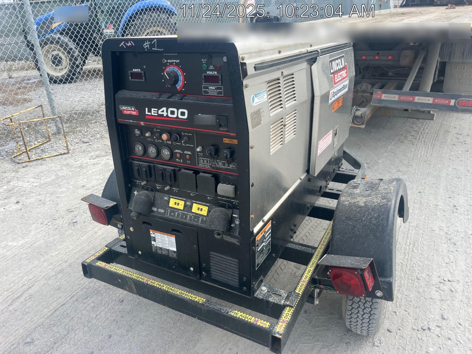 2024 Lincoln Electric LE400 Kubota V1505, Trlr, Cable Rack, Light Kit, ES Decals, T3