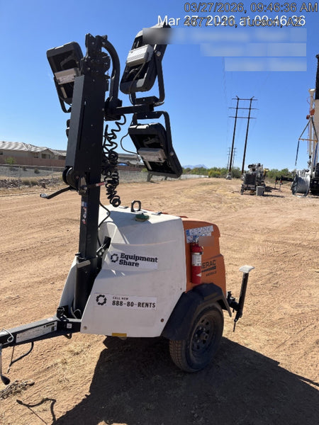 2023 Generac MLT2 Diesel, Flex Switch 120V Input, Powerzone Controller, (4) 320W LED Lights, 4kW Generator, 39.9 Gal Fuel Tank, 2" Ball, T3