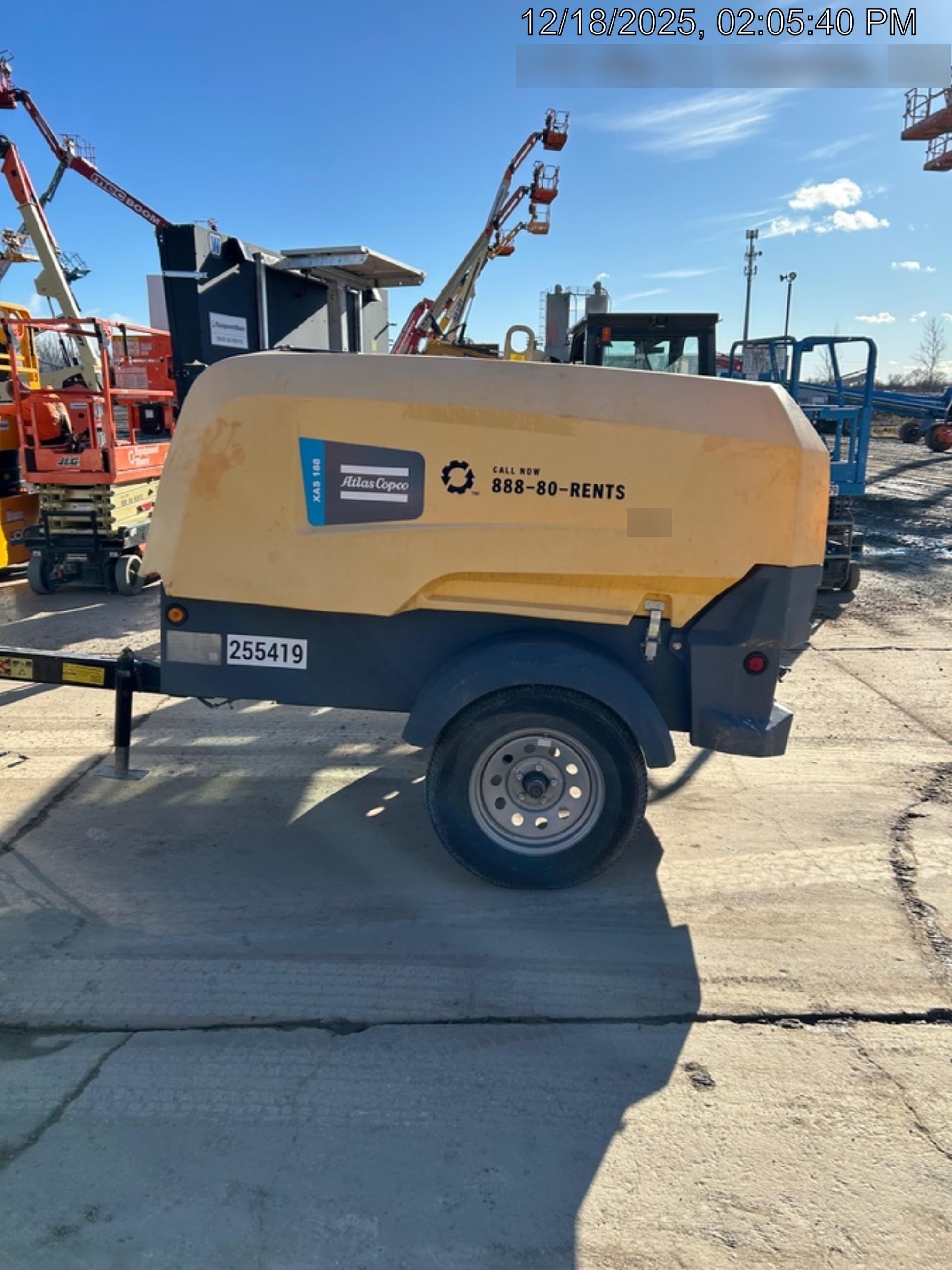 2022 ATLAS COPCO XAS188 CWK