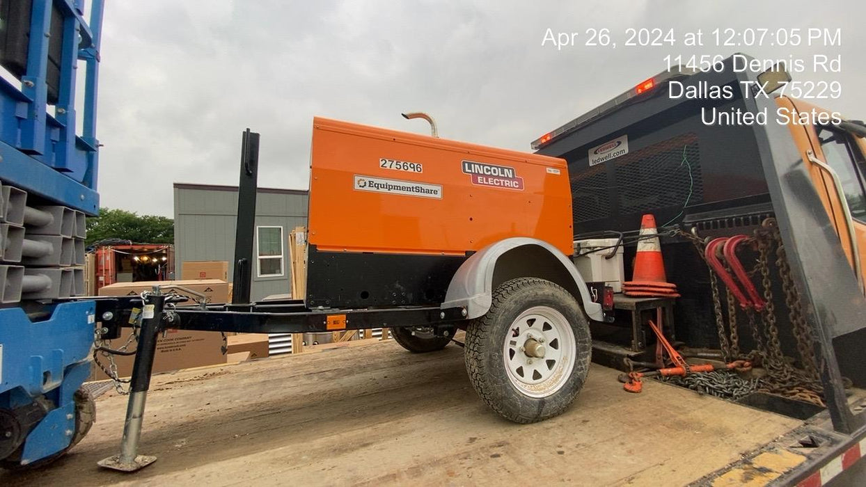 2022 Lincoln Electric LE400 Kubota V1505, Trlr, Cable Rack, Light Kit, ES Decals, T3