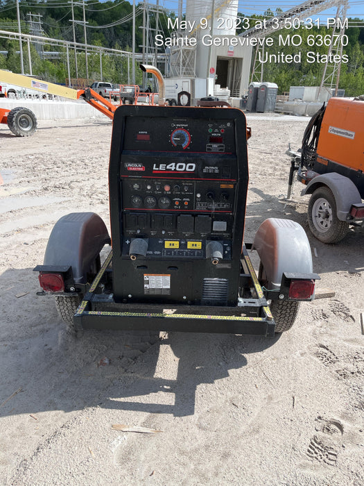 2022 Lincoln Electric LE400 Kubota V1505, Trlr, Cable Rack, Light Kit, ES Decals, T3