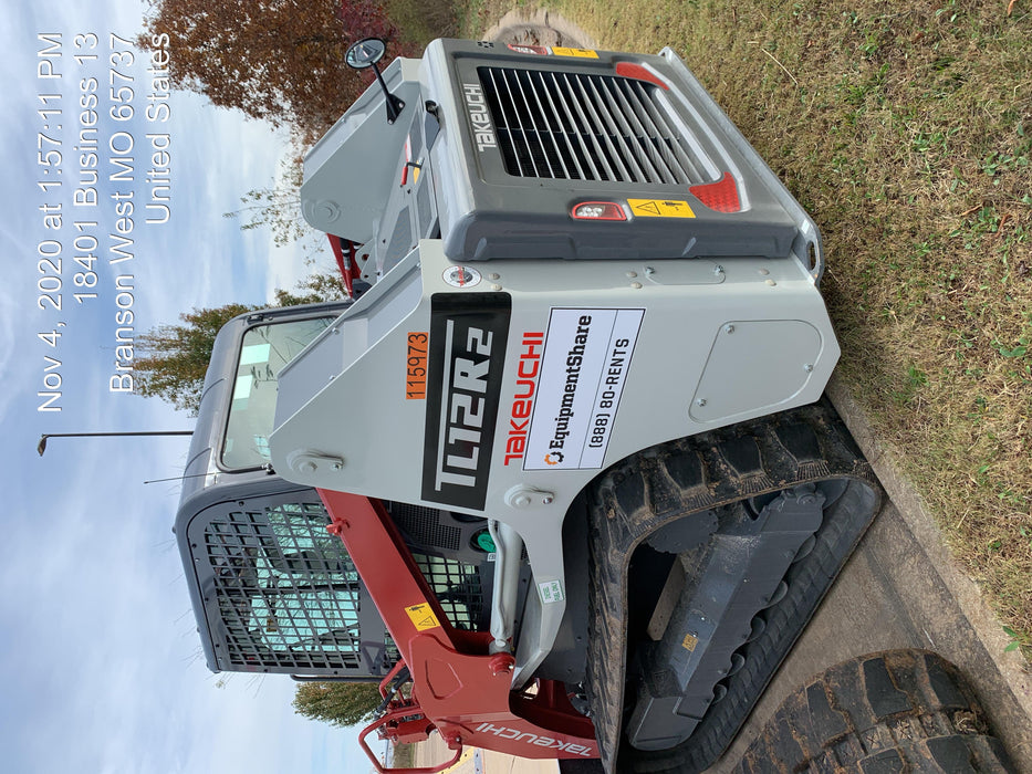 2020 Takeuchi TL12R2-CRR Cab/Heat/Air, Hydraulic QC, Ride Control
