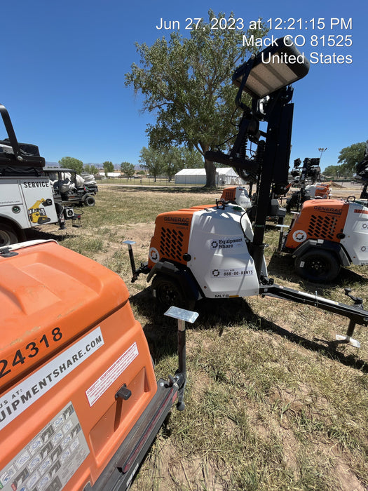 2023 Generac MLT2 Diesel, Flex Switch 120V Input, Powerzone Controller, (4) 320W LED Lights, 4kW Generator, 39.9 Gal Fuel Tank, 2" Ball, T3