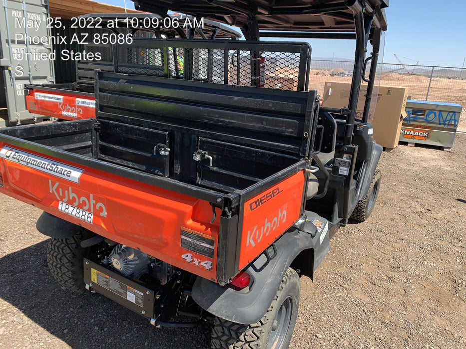2021 Kubota RTV-X1140W-H Plastic Canopy, Windshield Acrylic Clear, LED Strobe Light, Wire Harness Kit, Back up Alarm