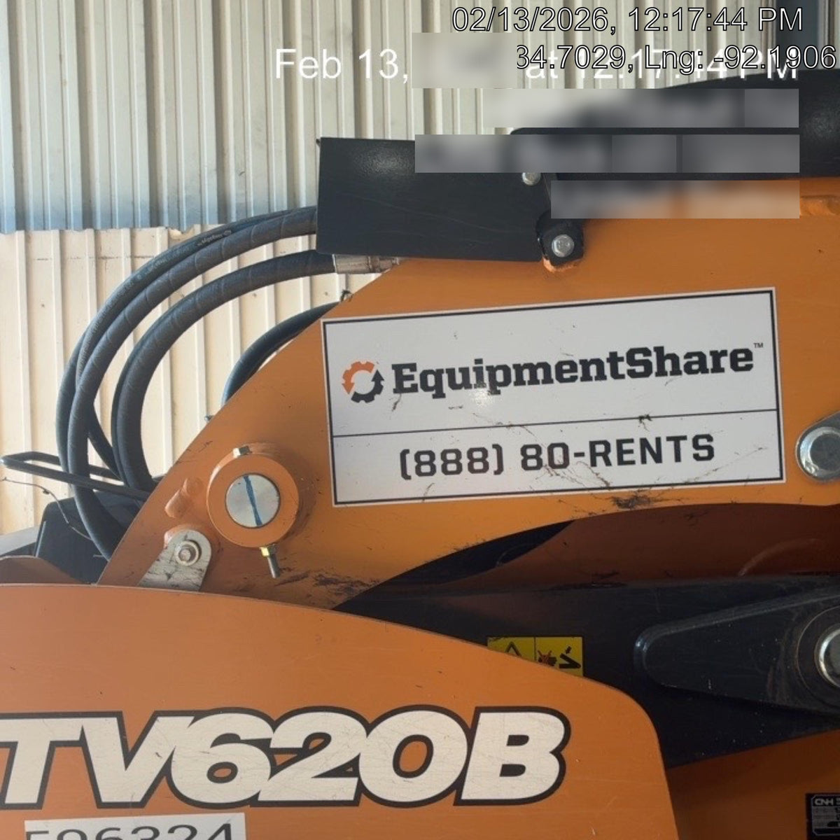 2025 CASE TV620B - BB85SS Package