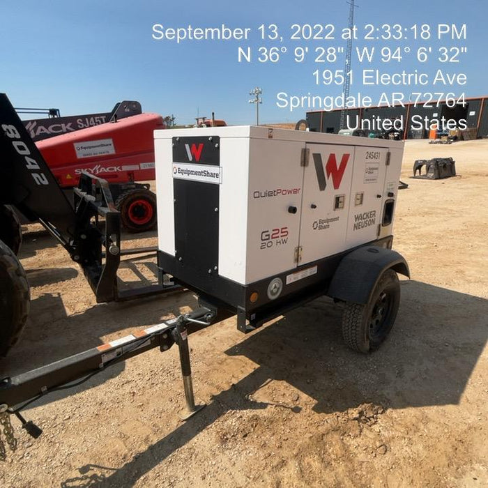 2022 WACKER NEUSON G25