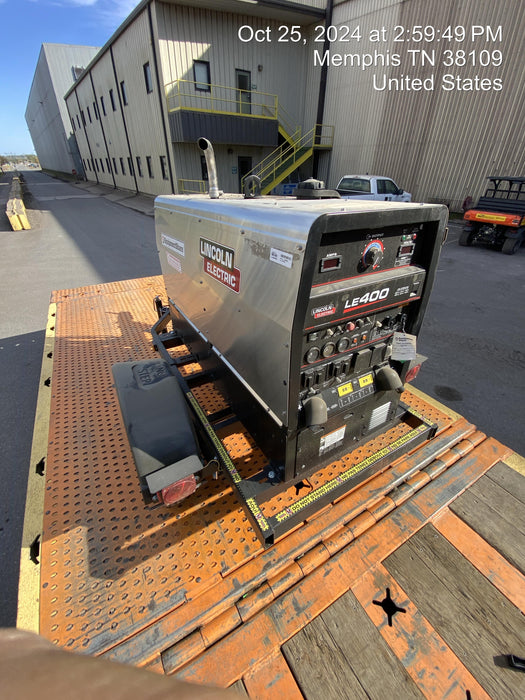 2024 Lincoln Electric LE400 Kubota V1505, Trlr, Cable Rack, Light Kit, ES Decals, T3