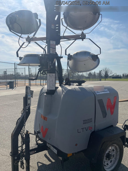 2019 Wacker Neuson LTV6L-MH Wacker Neuson LTV6L Mobile Light Tower w/Fuel Level Sensor Installed