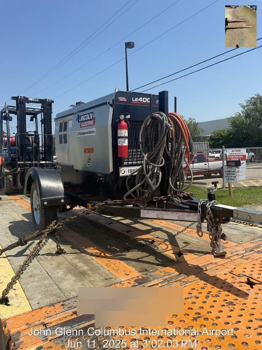 2024 Lincoln Electric LE400 Kubota V1505, Trlr, Cable Rack, Light Kit, ES Decals, T3