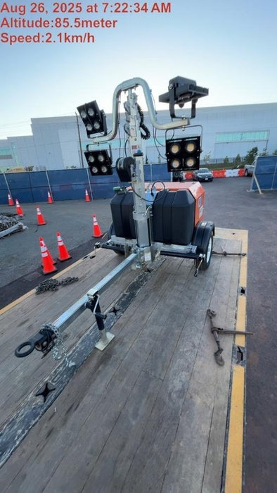 2024 Wanco WLTT-4MM4K Diesel, Deep Sea Controller, Shore Power Plug, Auto Start, (4) 350W LED Floodlights, 4kW Generator, 60 Gal Fuel Tank, 2" Ball, T3