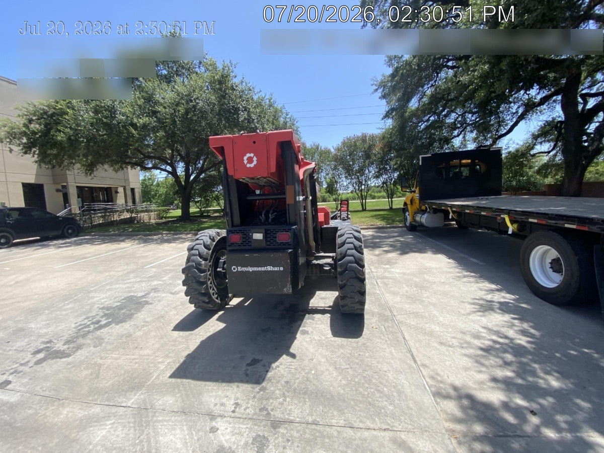 2019 Manitou MTA10055 Canopy, 120 HP, Solid Tires, Work Lights, Lift Hook, Auxiliary Hydraulics, 66" Carriage and 60" Forks