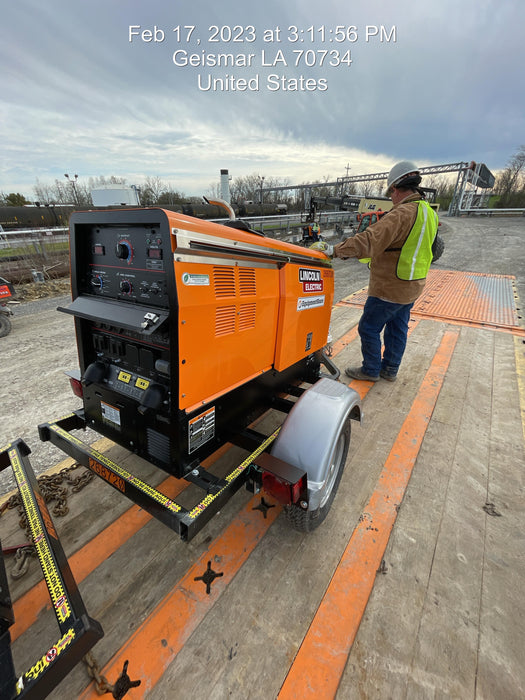 2022 Lincoln Electric LE400 Kubota V1505, Trlr, Cable Rack, Light Kit, ES Decals, T3