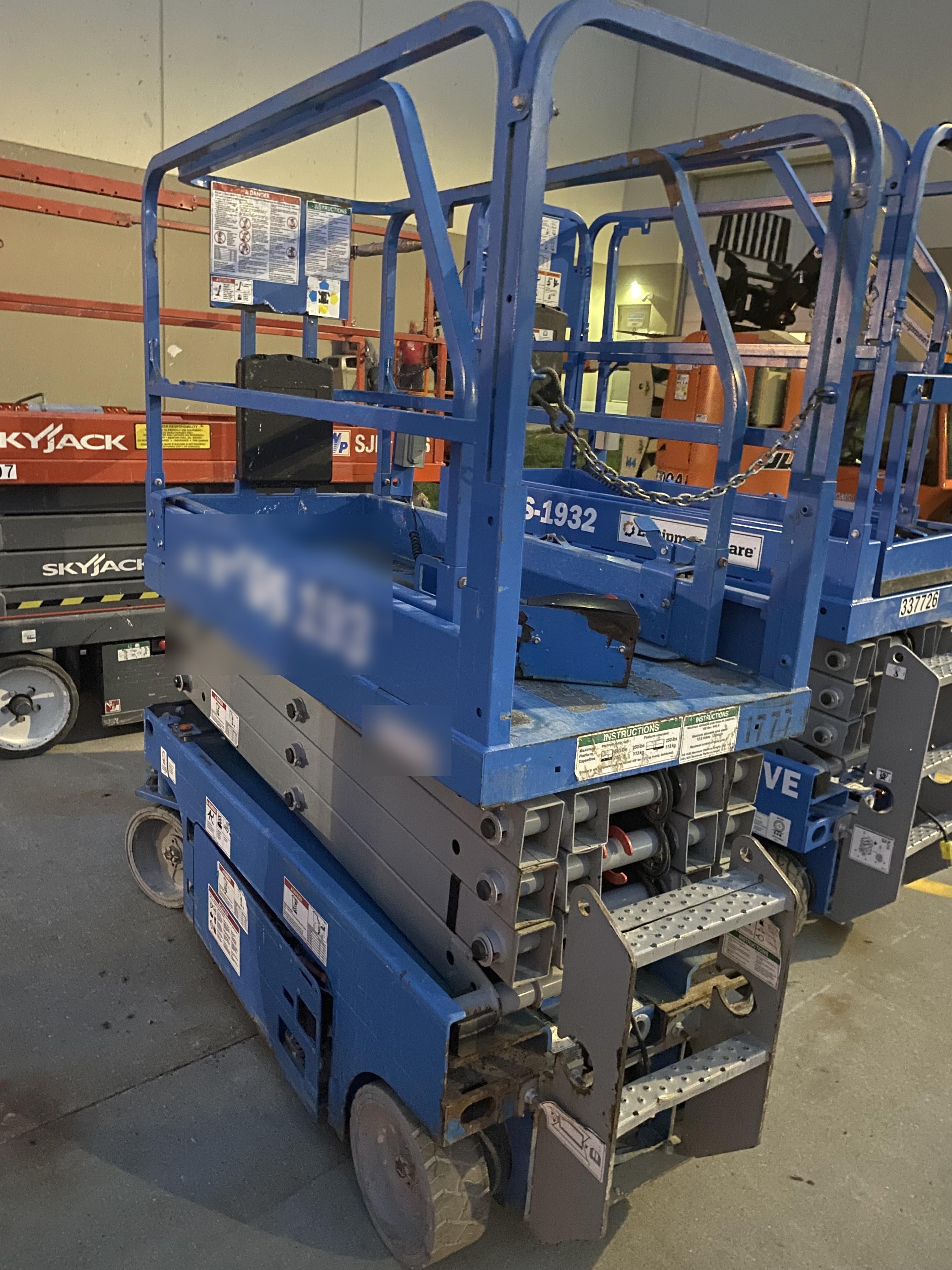 2018 Genie GS-1930 Genie GS-1930 w/Fixed Rail, Chain Entry