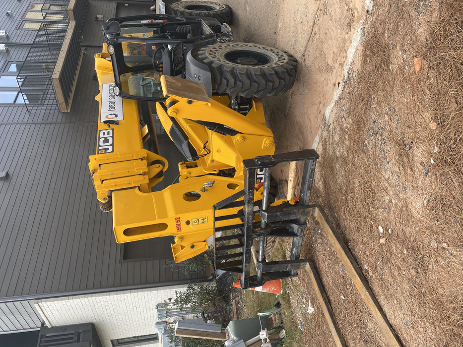 2020 JCB 510-56 Canopy, 74 HP, Solid Tires, STD Worklight, Beacon, Aux Hydraulics, Lifting Eye, Back up Alarm w/66" Carriage/60" Forks