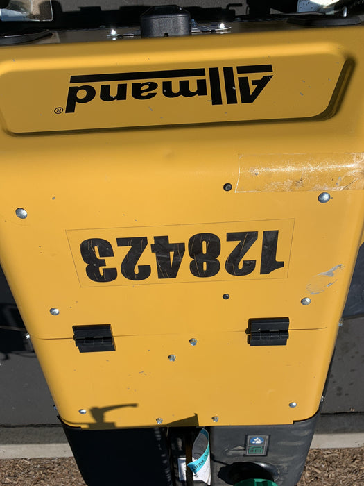 2021 Allmand NLV3GR (4) LED Light Fixture 350W, 23' Vertical Mast, 3kW Prime, Towable, Deep Sea L401, Leveling Jacks, Yanmar T4F 5.8hp