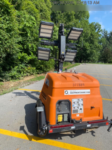 2023 Generac MLT2 Diesel, Flex Switch 120V Input, Powerzone Controller, 
(4) 320W LED Lights, 4kW Generator, 39.9 Gal Fuel Tank, 2" Ball, T3