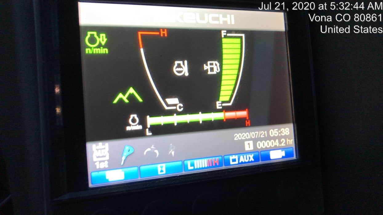 2020 TAKEUCHI TB290C