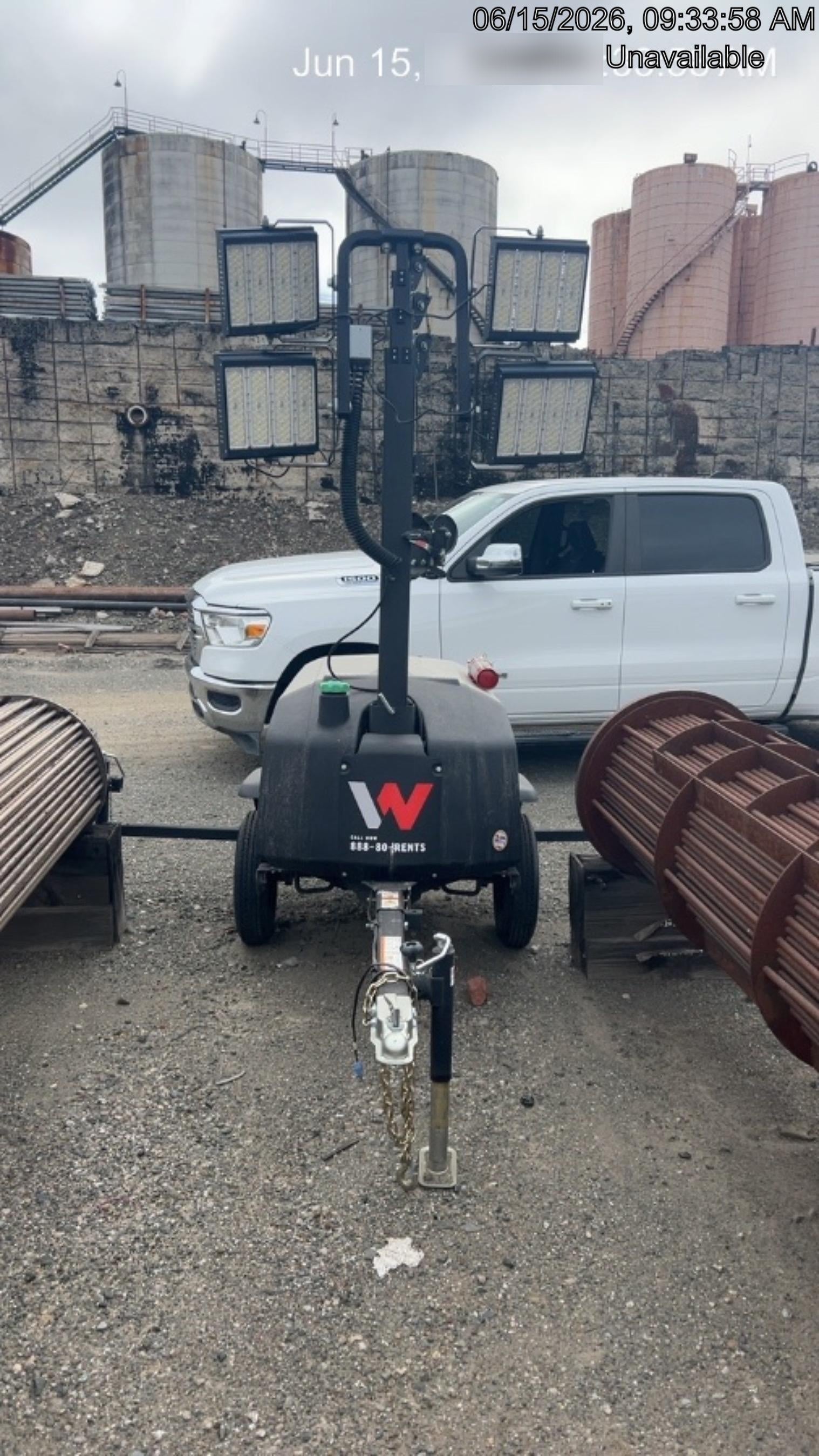 2024 Wacker Neuson LTT4 Diesel, Kohler KDW702, Deep Sea Controller, Auto Start, LED 320W, Bypass Outlet, T3