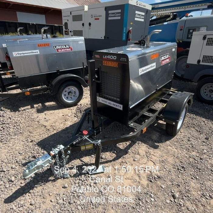 2024 Lincoln Electric LE400 Kubota V1505, Trlr, Cable Rack, Light Kit, ES Decals, T3