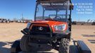 2022 Kubota RTV-X1140W-H Plastic Canopy, Windshield Acrylic Clear, LED Strobe Light, Wire Harness Kit, Back up Alarm