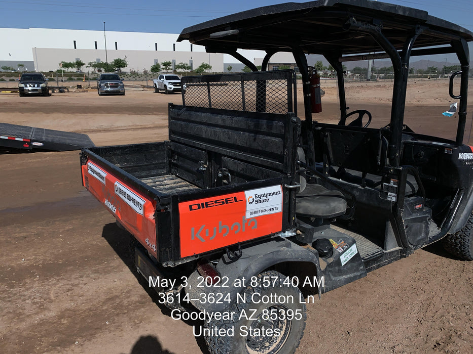 2022 Kubota RTV-X1140W-H Plastic Canopy, Windshield Acrylic Clear, LED Strobe Light, Wire Harness Kit, Back up Alarm