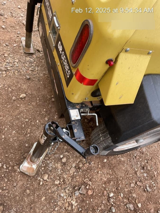 2022 Allmand NLV3GR (4) LED Light Fixture 350W, 23' Vertical Mast, 3kW Prime, Towable, ES Decals, T3