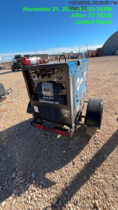 2025 MILLER ELECTRIC BIG BLUE 400