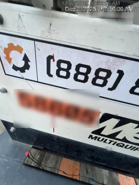 2020 Multiquip DLW400ESA4 400 amp Welder, 14kW, 120/240V, T4F Kubota, Trailer