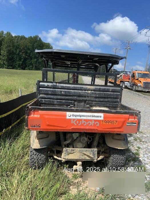 2022 Kubota RTV-X1140W-H Plastic Canopy, Windshield Acrylic Clear, LED Strobe Light, Wire Harness Kit, Back up Alarm