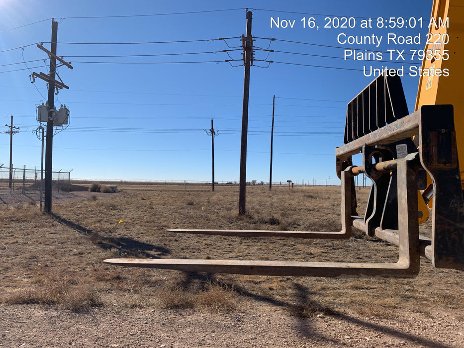 2019 JCB 510-56 JCB 510-56 74 HP w/Open ROPS, Beacon, Aux Hydraulics, Worklights, Solid Tires, 60" Carriage/Forks